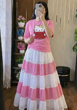 Stylish Skirt and T-Shirt Set