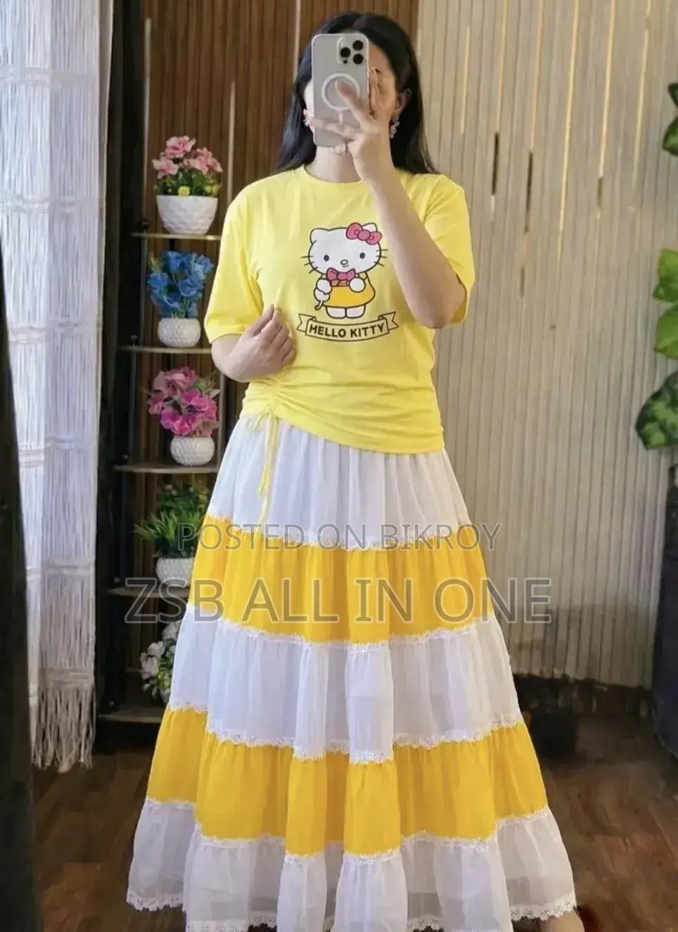 Stylish Skirt and T-Shirt Set