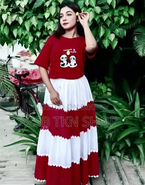 Stylish Skirt and T-Shirt Set