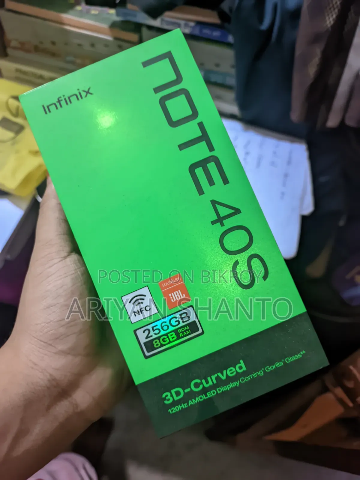 Infinix Note 40S 256 GB Black