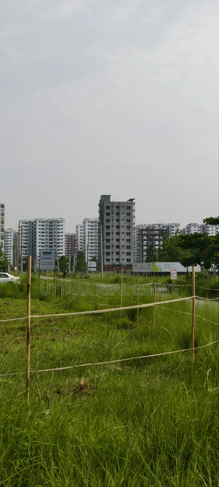 12 Katha plot for sale in Uttara RAJUK Sector 17, G Block, 110-foot road