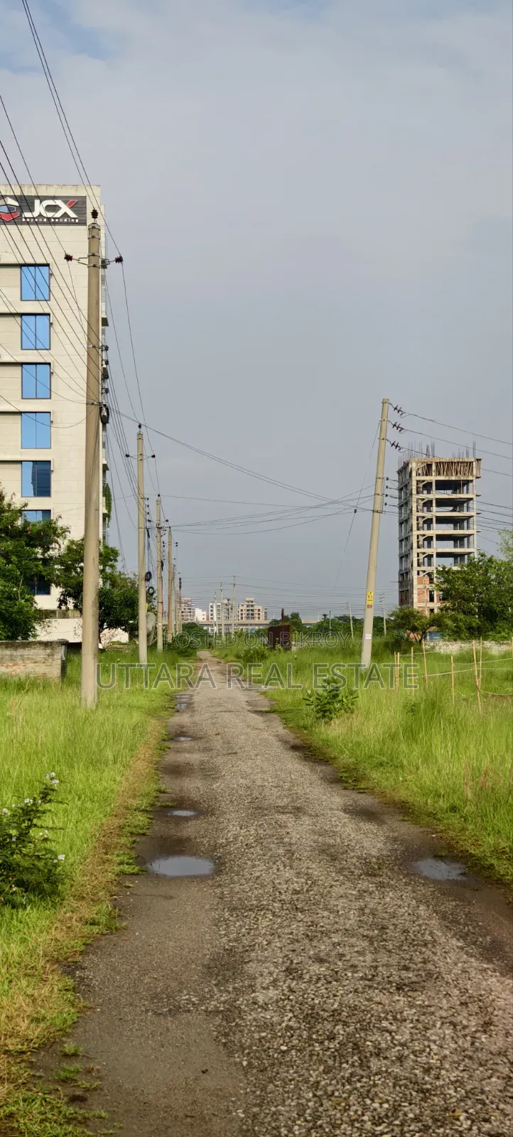 12 Katha plot for sale in Uttara RAJUK Sector 17, G Block, 110-foot road