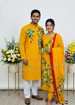 Couple Sharee ভি আই পি সুতি বয়েল