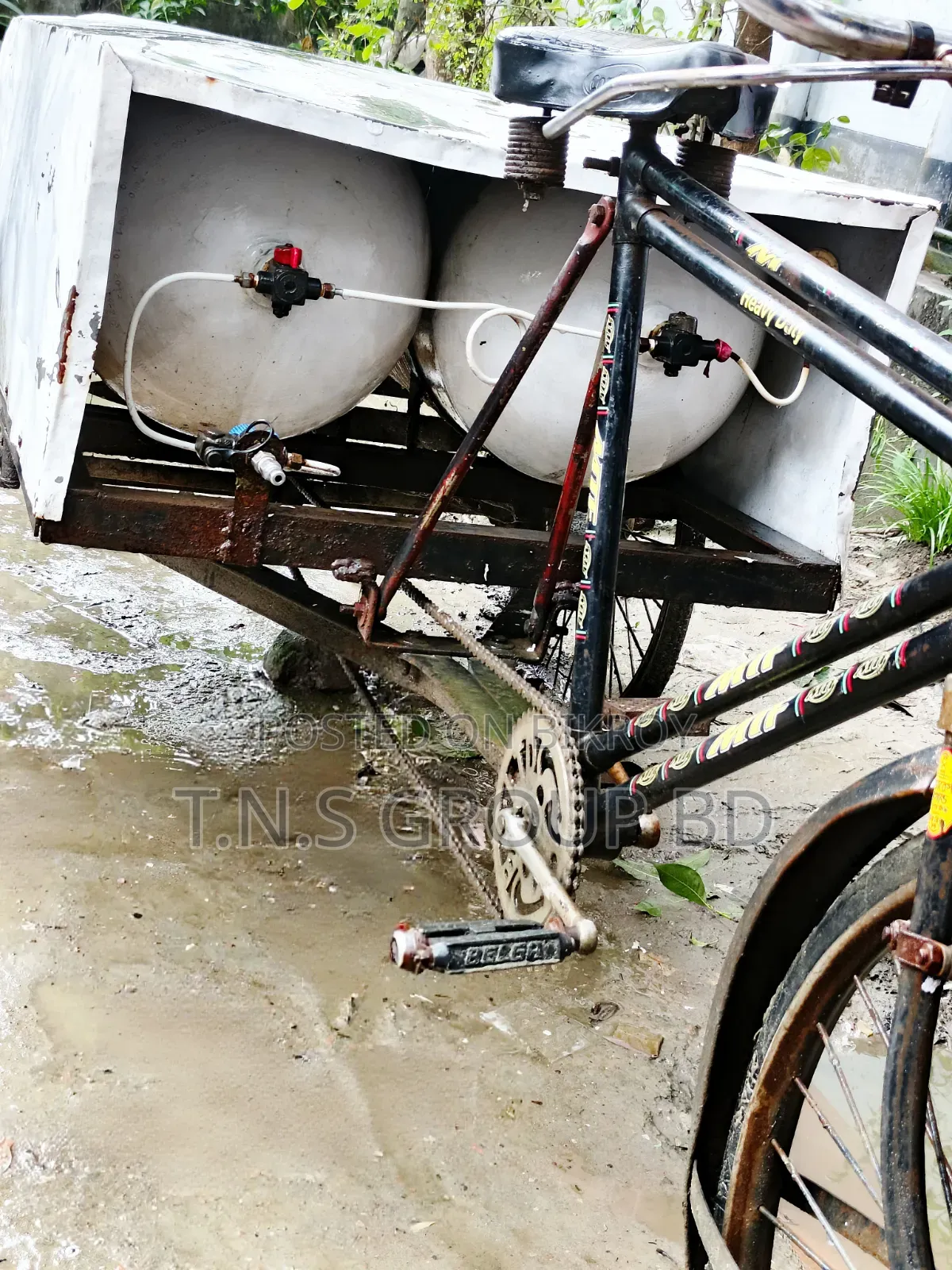 2 Units of 130L CNG Cylinders + Van Setup, Ready for Restaurant Use