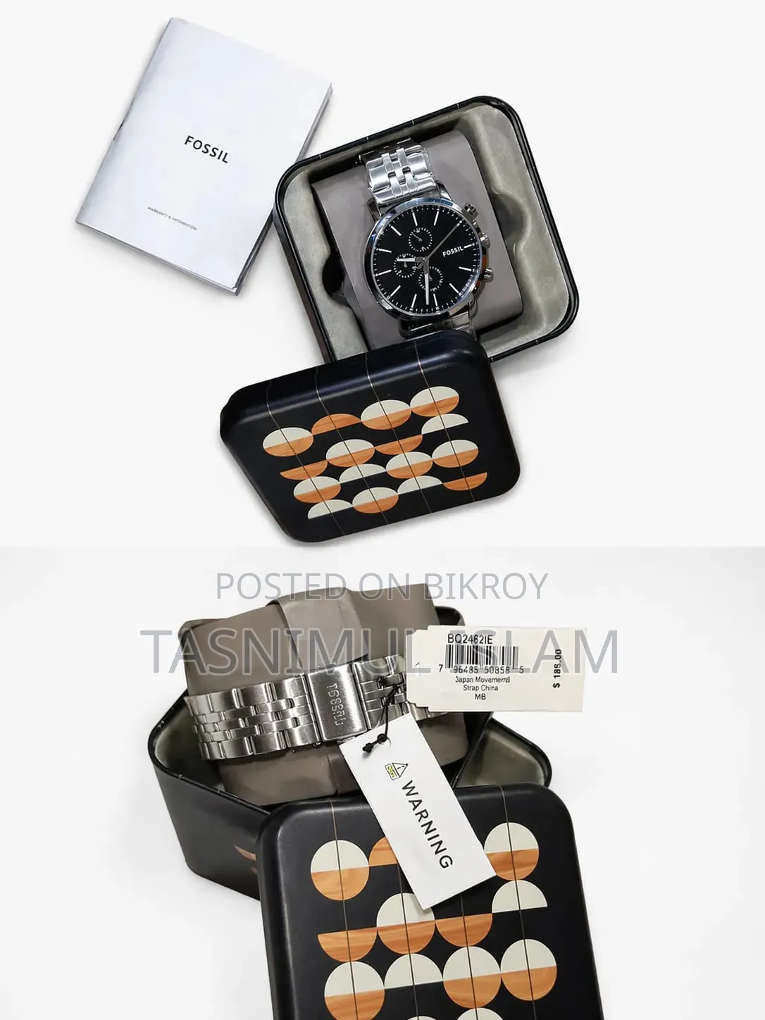 Fossil Neutra Chronograph Original Watch (Brand New)