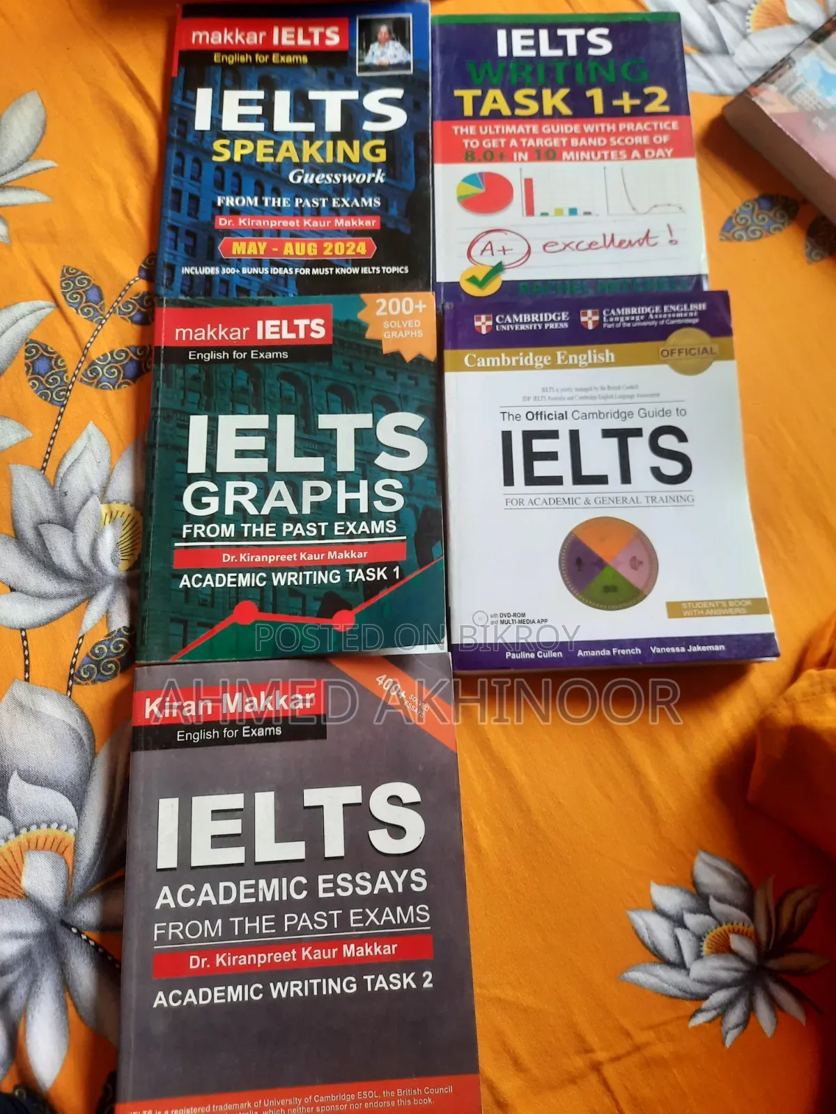 Makkar IELTS Speaking, Writing Task-1, Task-2, Rachel IELTS Writing 1+2