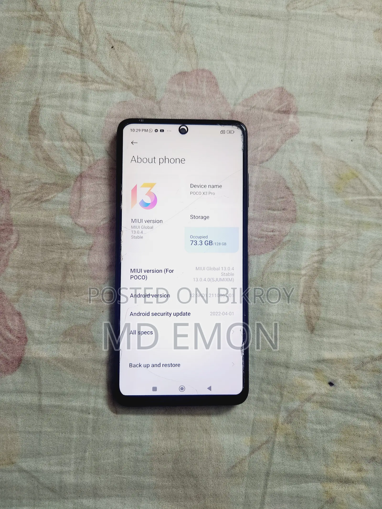 Xiaomi Poco X3 Pro 128 GB Black