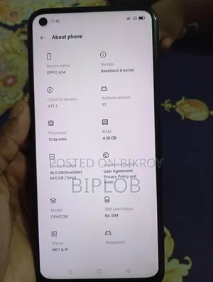 Oppo A54 64 GB Black