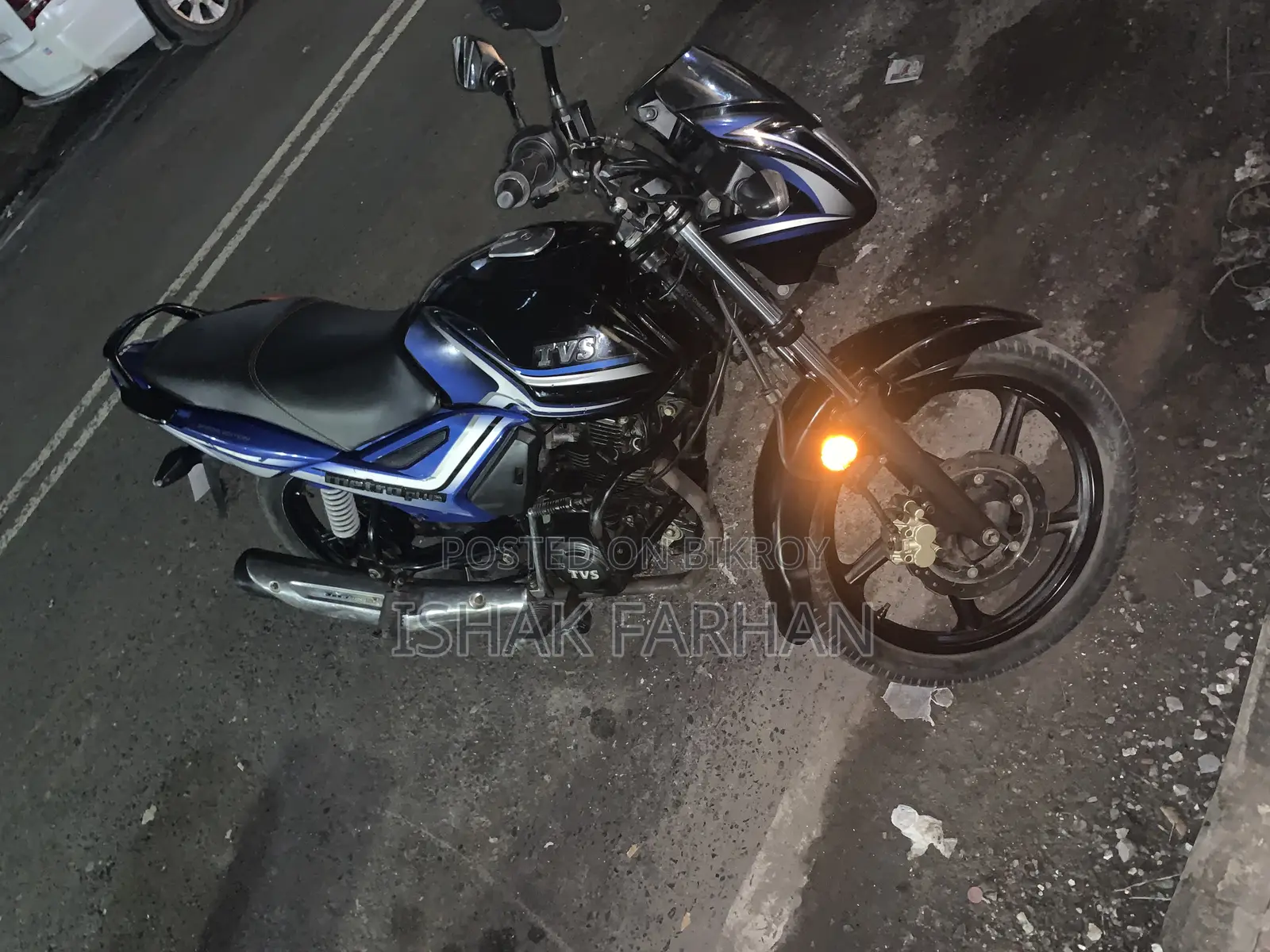 TVS Metro Plus 2021 Blue