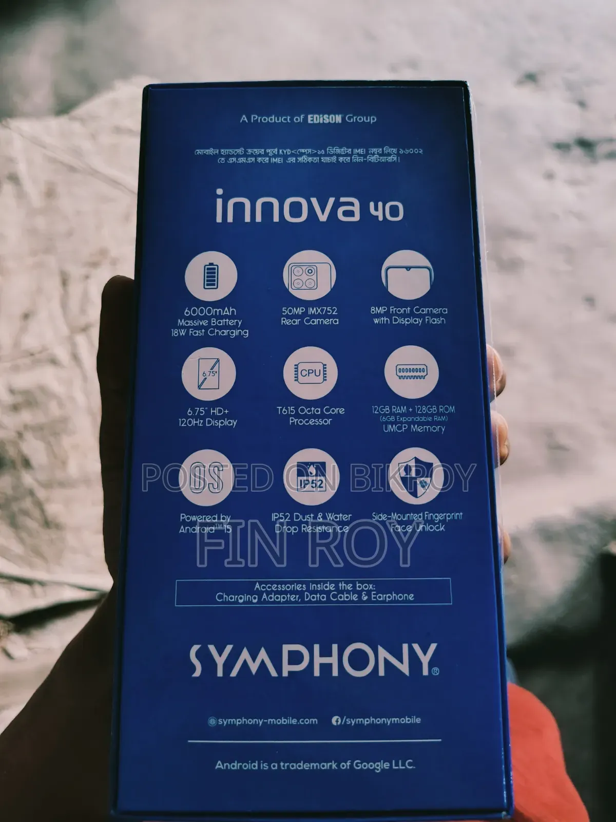 Symphony Innova 40 128 GB Red