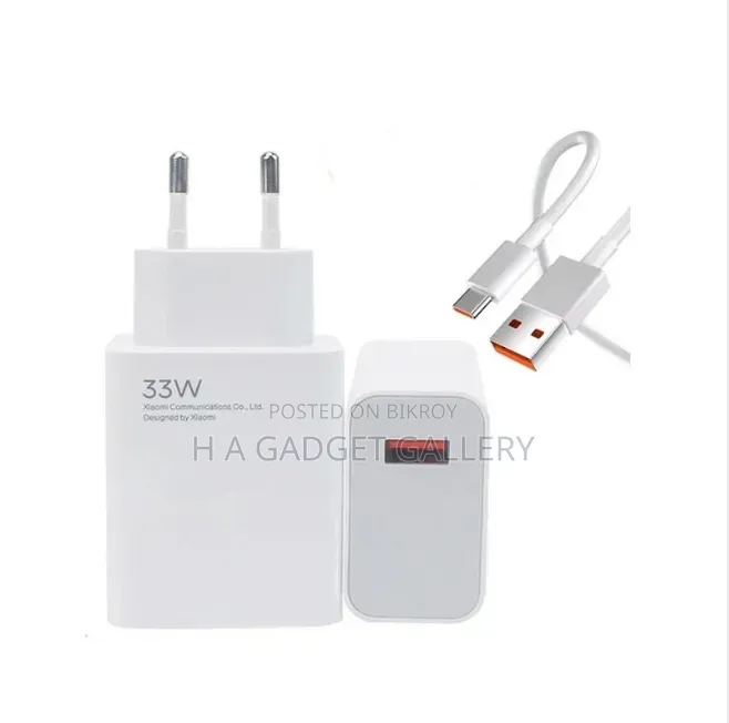 Xiaomi 33w Power Adapter Suit With Type-C Cable (Mdy-11-Ez)