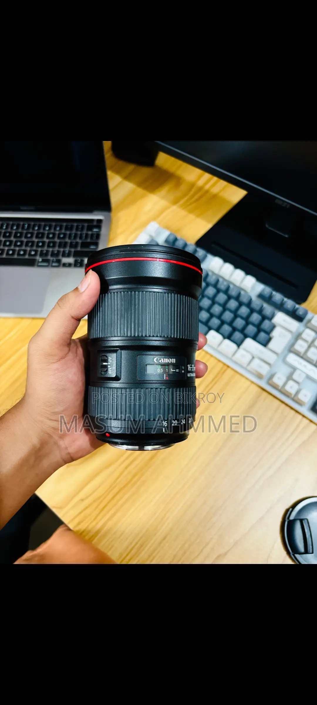 Canon Ef 16-35mm F/2.8l Iii Usm Lens Used