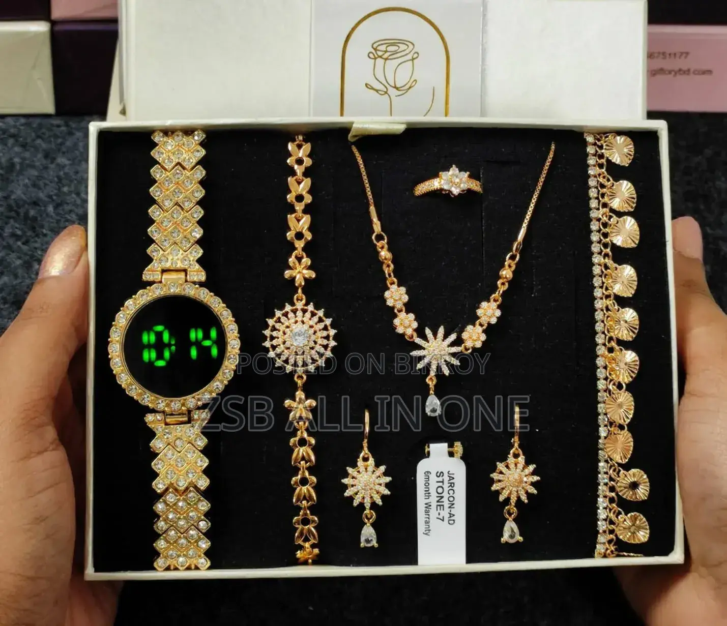 Exclusive Zarkan AD Stone Jewelry Set