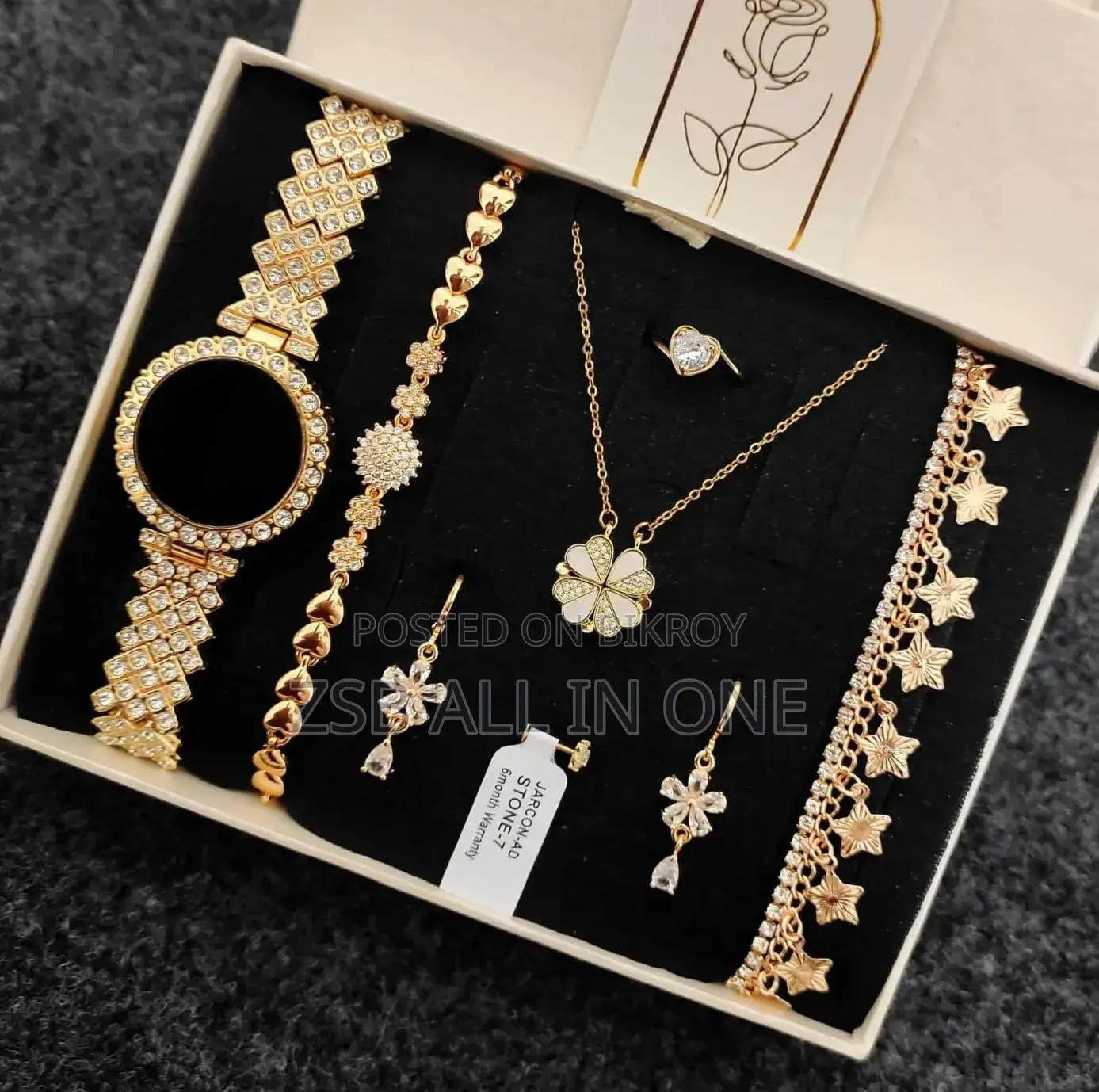 Exclusive Zarkan AD Stone Jewelry Set