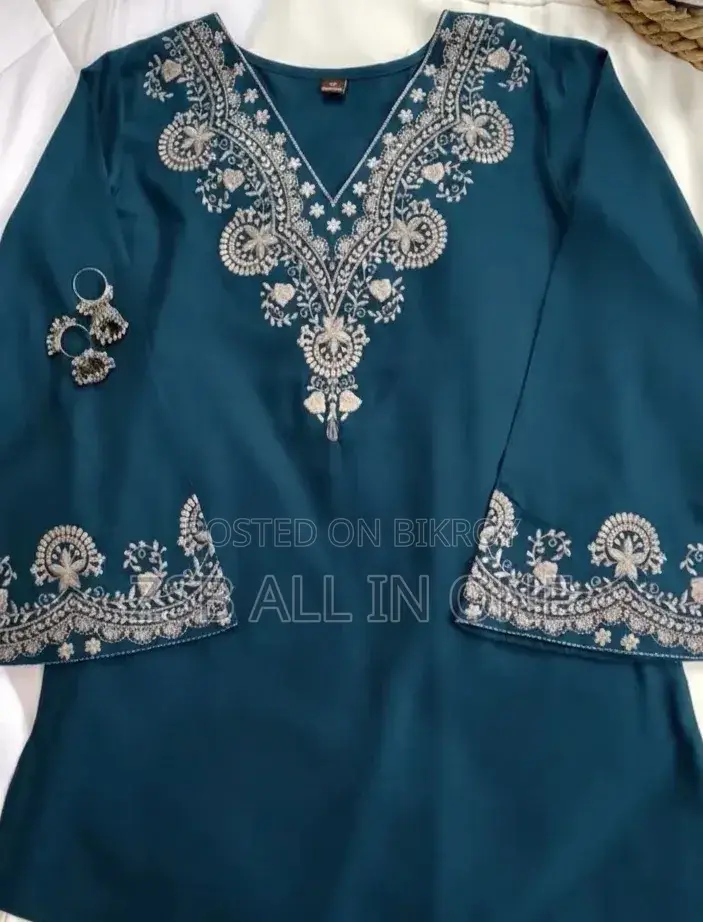 Pure Cotton Jori Embroidered One Piece