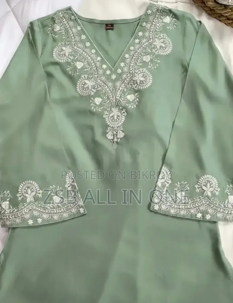 Pure Cotton Jori Embroidered One Piece