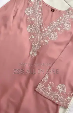 Pure Cotton Jori Embroidered One Piece