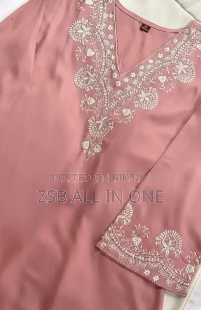 Pure Cotton Jori Embroidered One Piece