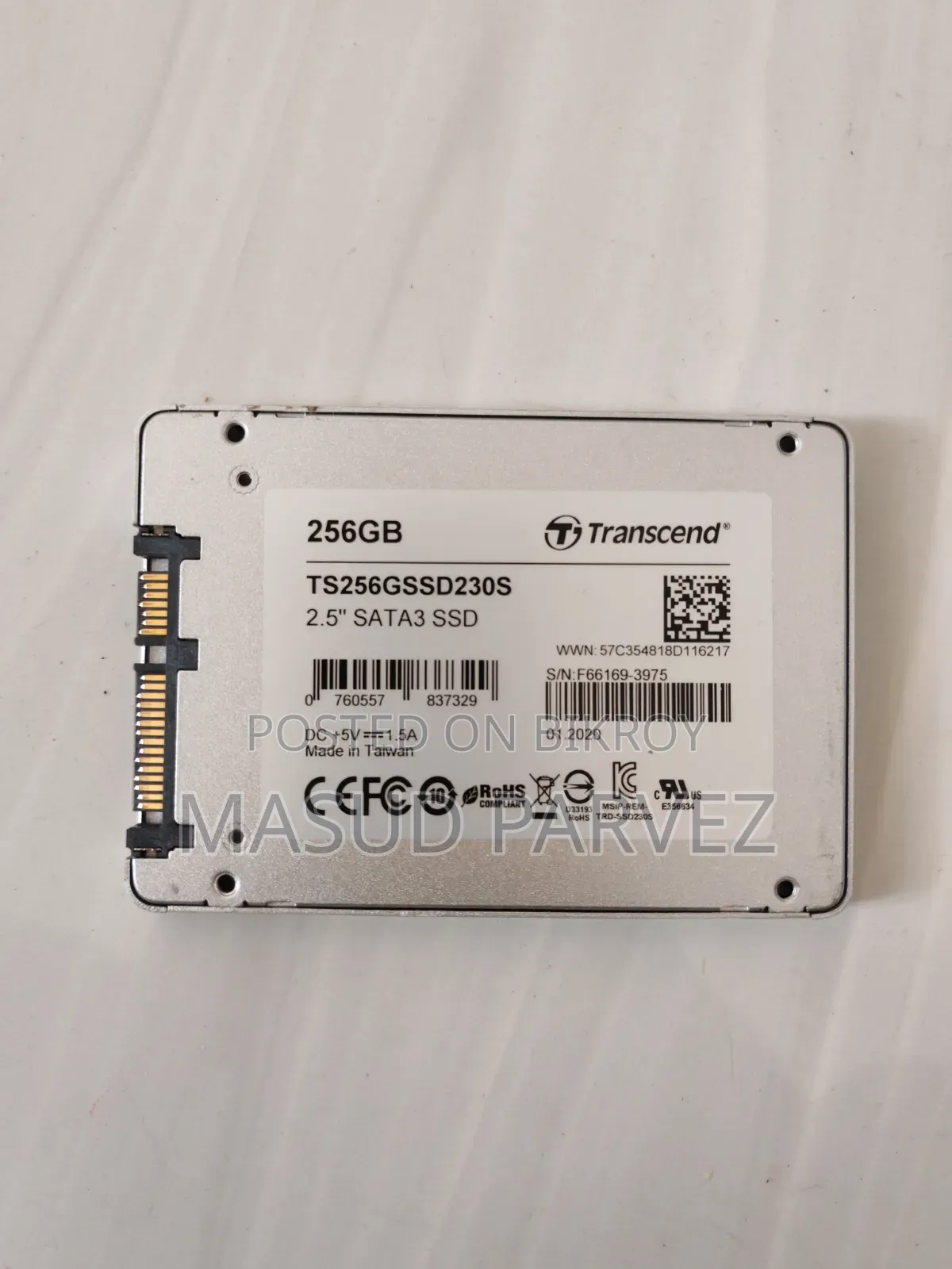 Transcend 256gb SSD