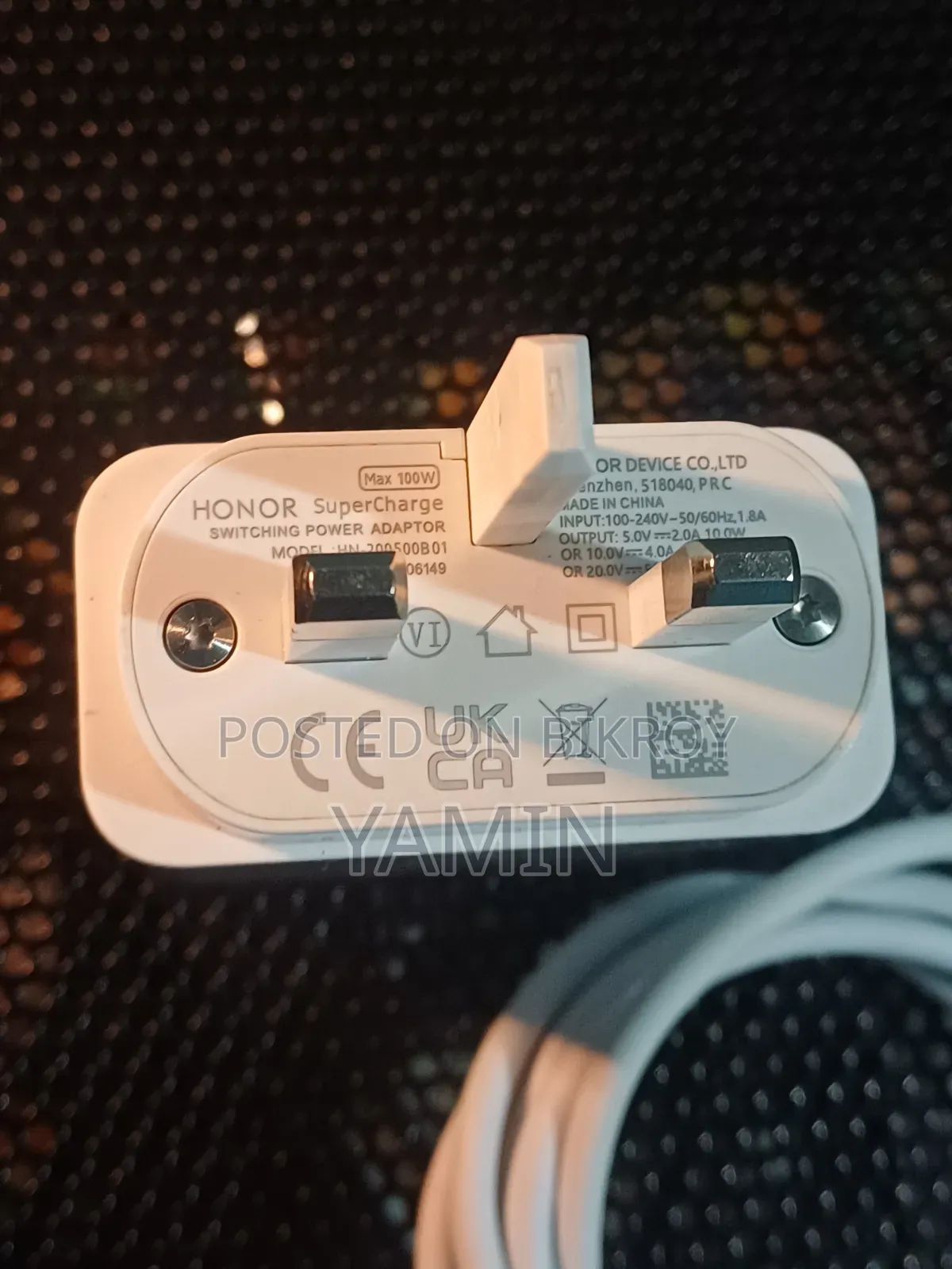 Honor 400 100 Watt Charger
