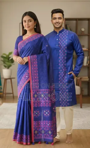 Couple Saree with Running Blouse Piece