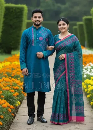 Couple Saree with Running Blouse Piece