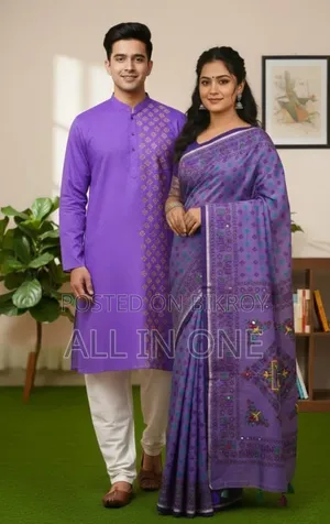 Couple Saree with Running Blouse Piece