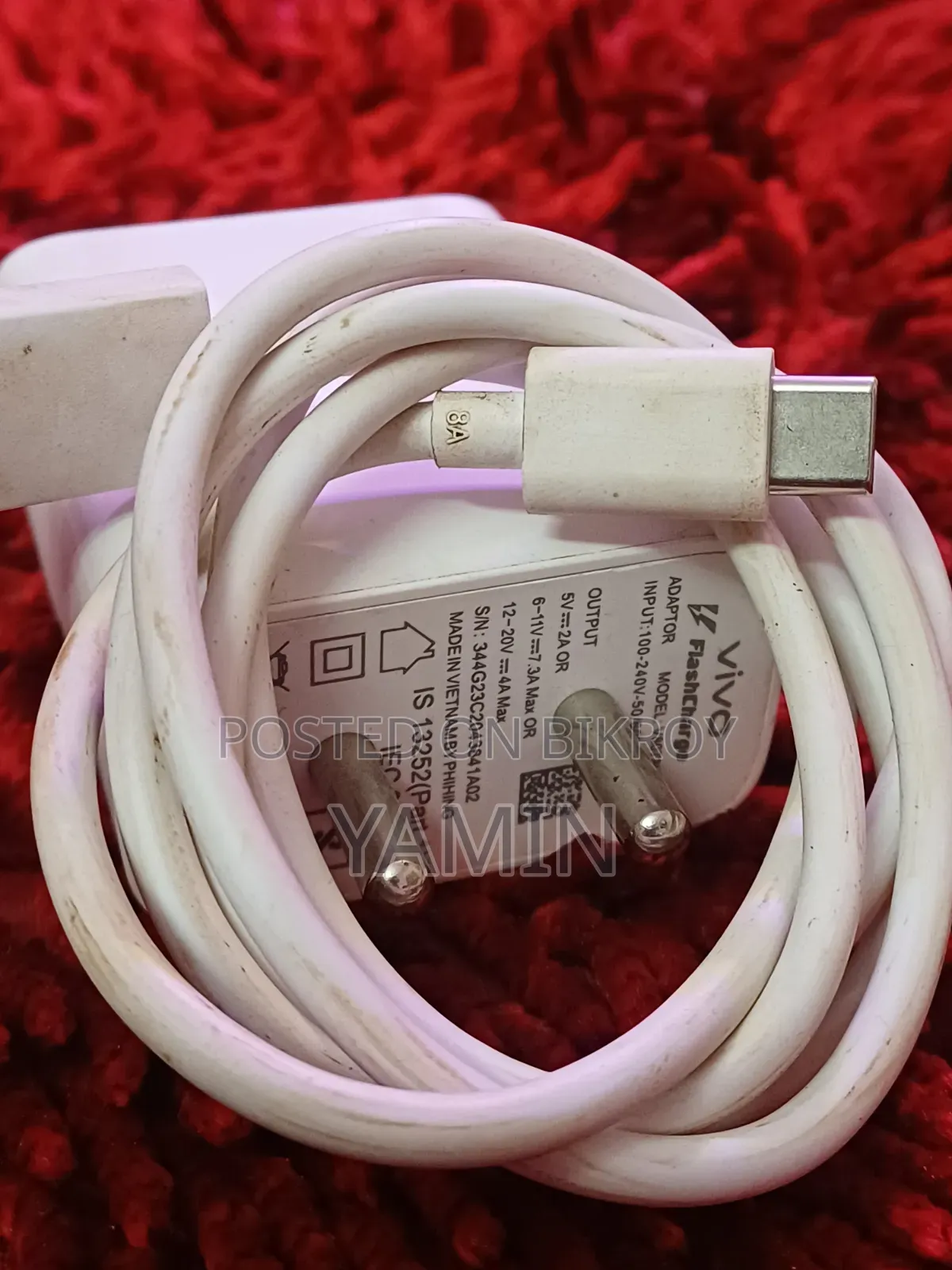 Vivo V40 80 Watt Original Charger