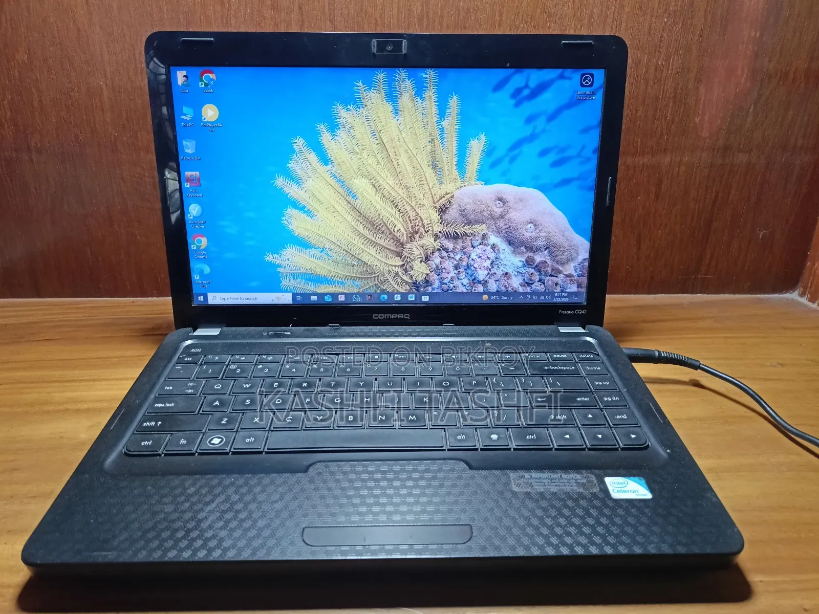 Laptop Compaq 6GB Intel HDD+SSD 350GB