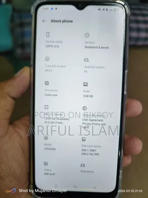 Oppo A16 32 GB Black
