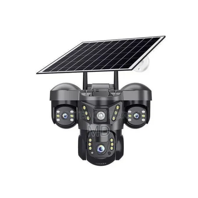 4G Solar IP 3-Lens Camera
