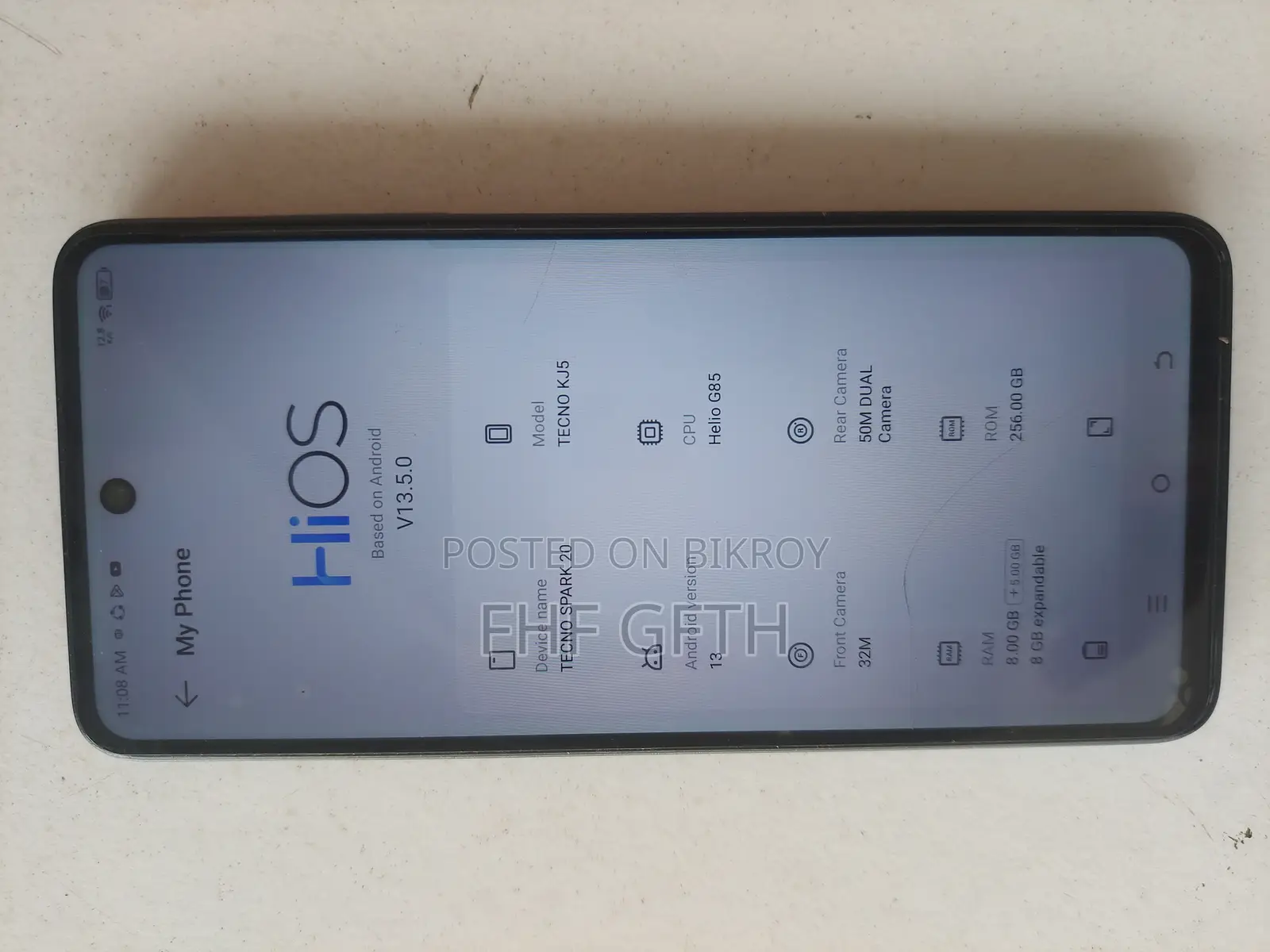 Tecno Spark 20 256 GB Black