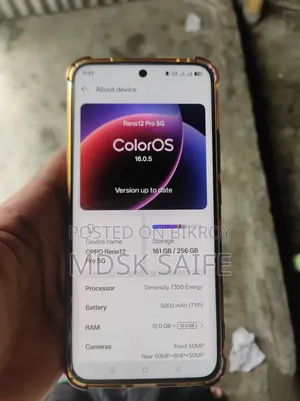 Oppo Reno12 Pro 5G 256 GB Gold