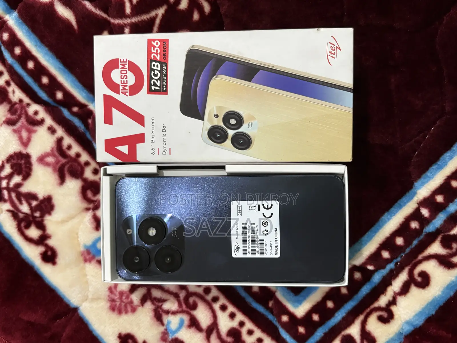 Itel A70 256 GB Black