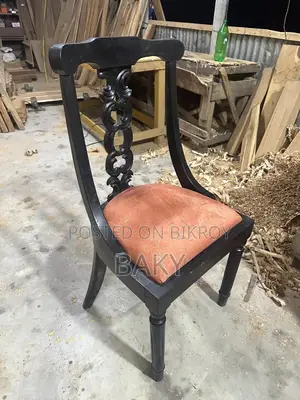 Wooden Dining Table With 6 Chairs