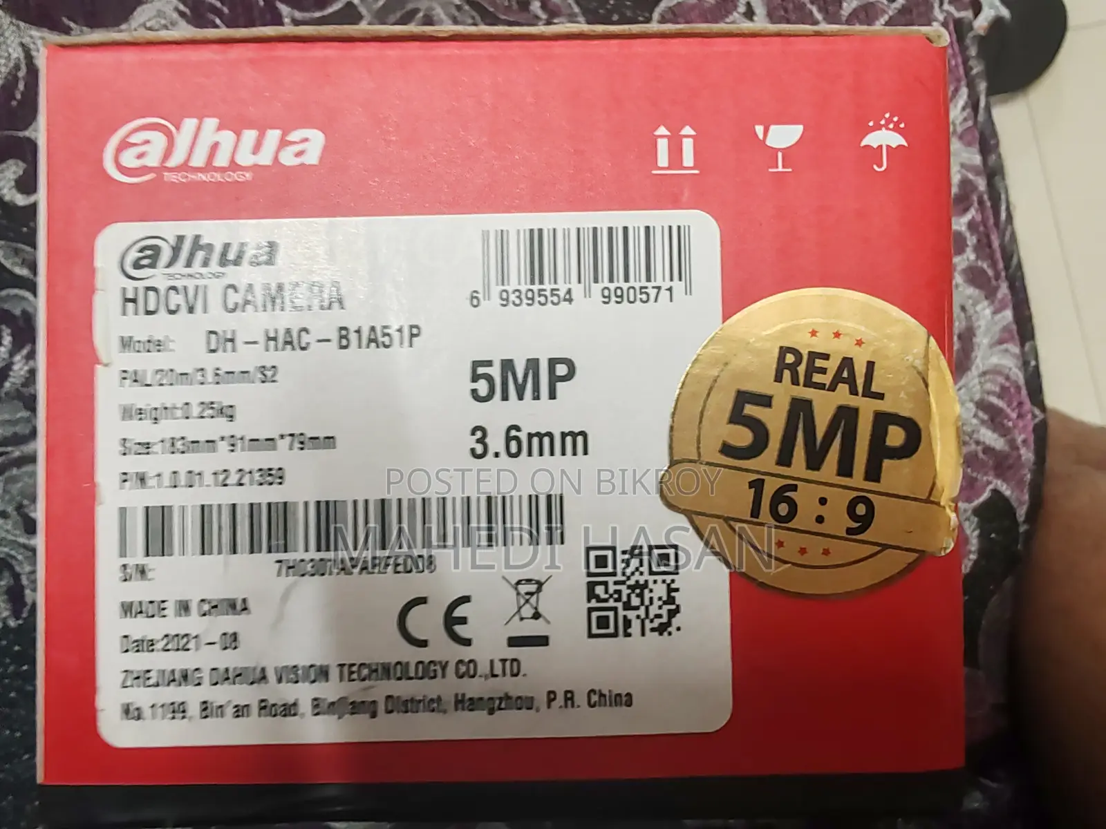 Alhua 5 Mp Ir Bullet Camera Waterproof