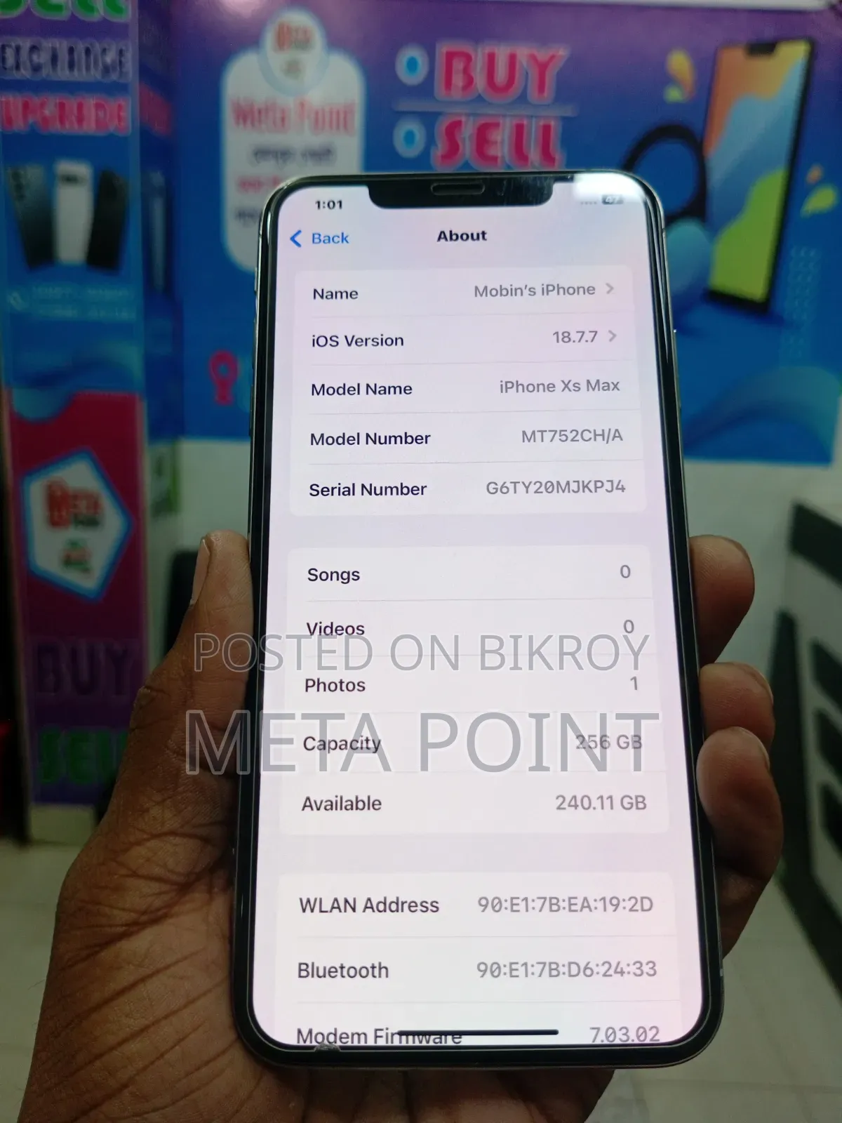 Apple iPhone XS Max 256 GB White