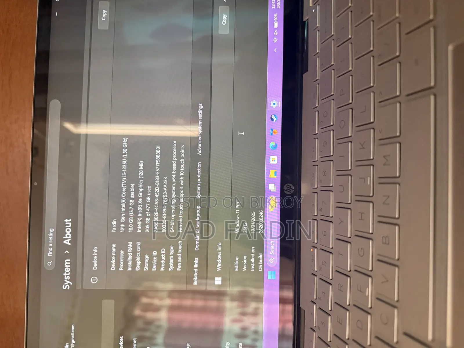 Laptop HP Pavilion 14 X360 2-in-1 16GB Intel Core I5 SSD 512GB