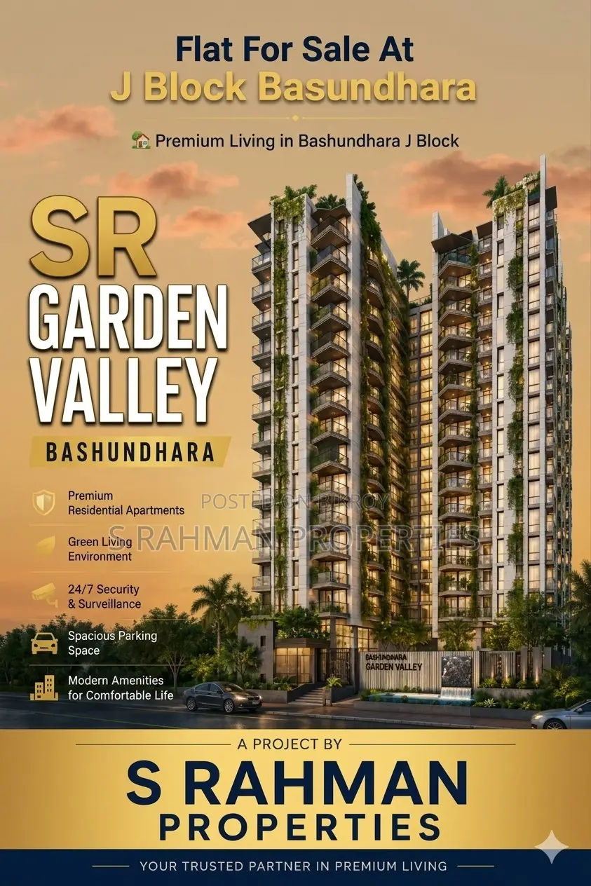 4bdrm Apartment in S Rahman Properties, Basundhara for Sale