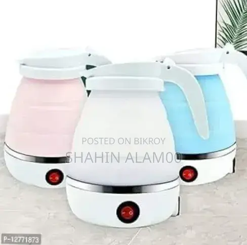 Travelling Folding Kettle Electric Silicone Foldable 0.6l