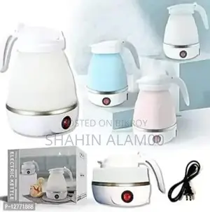 Travelling Folding Kettle Electric Silicone Foldable 0.6l