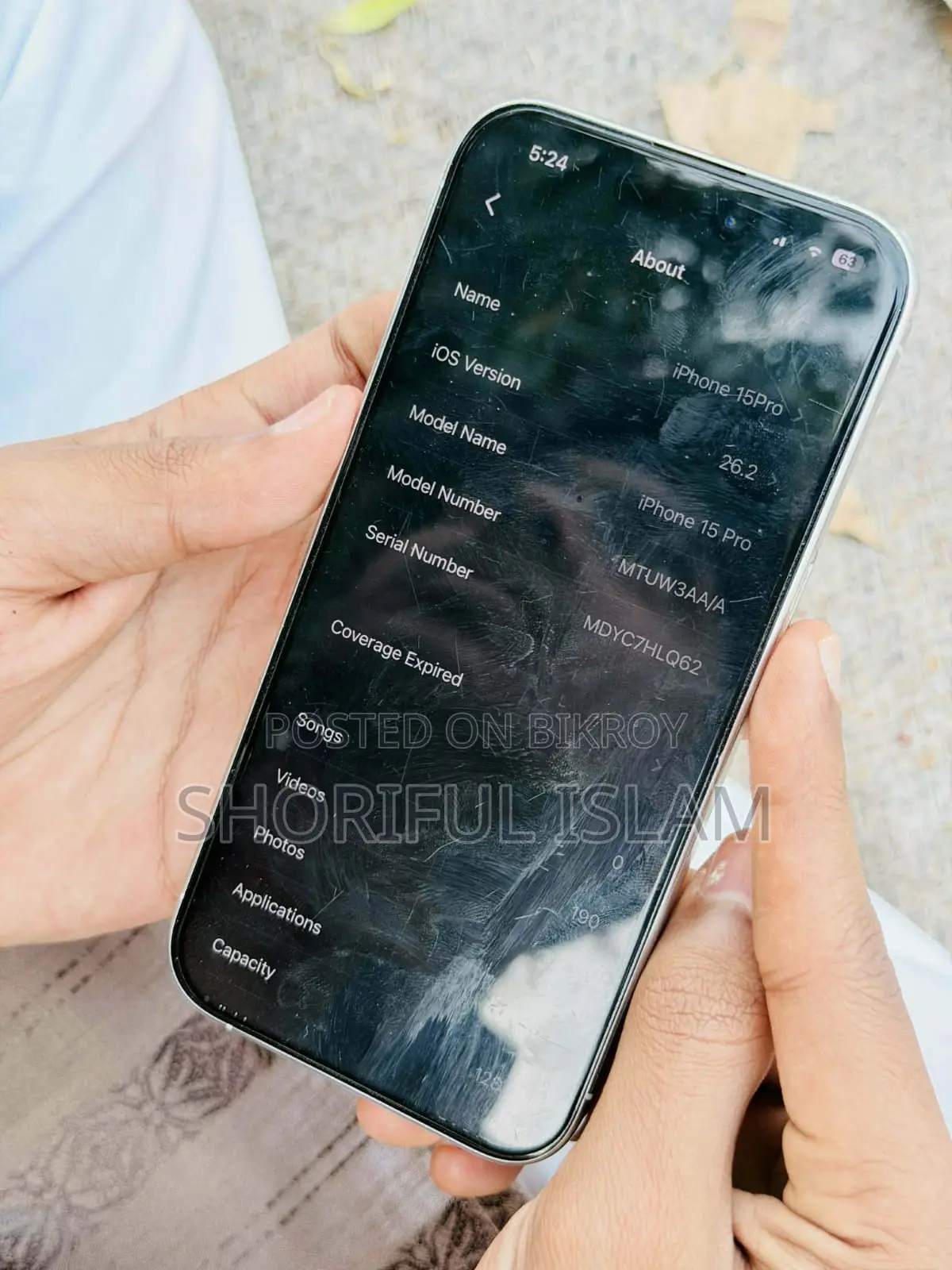 Apple iPhone 15 Pro 128 GB White
