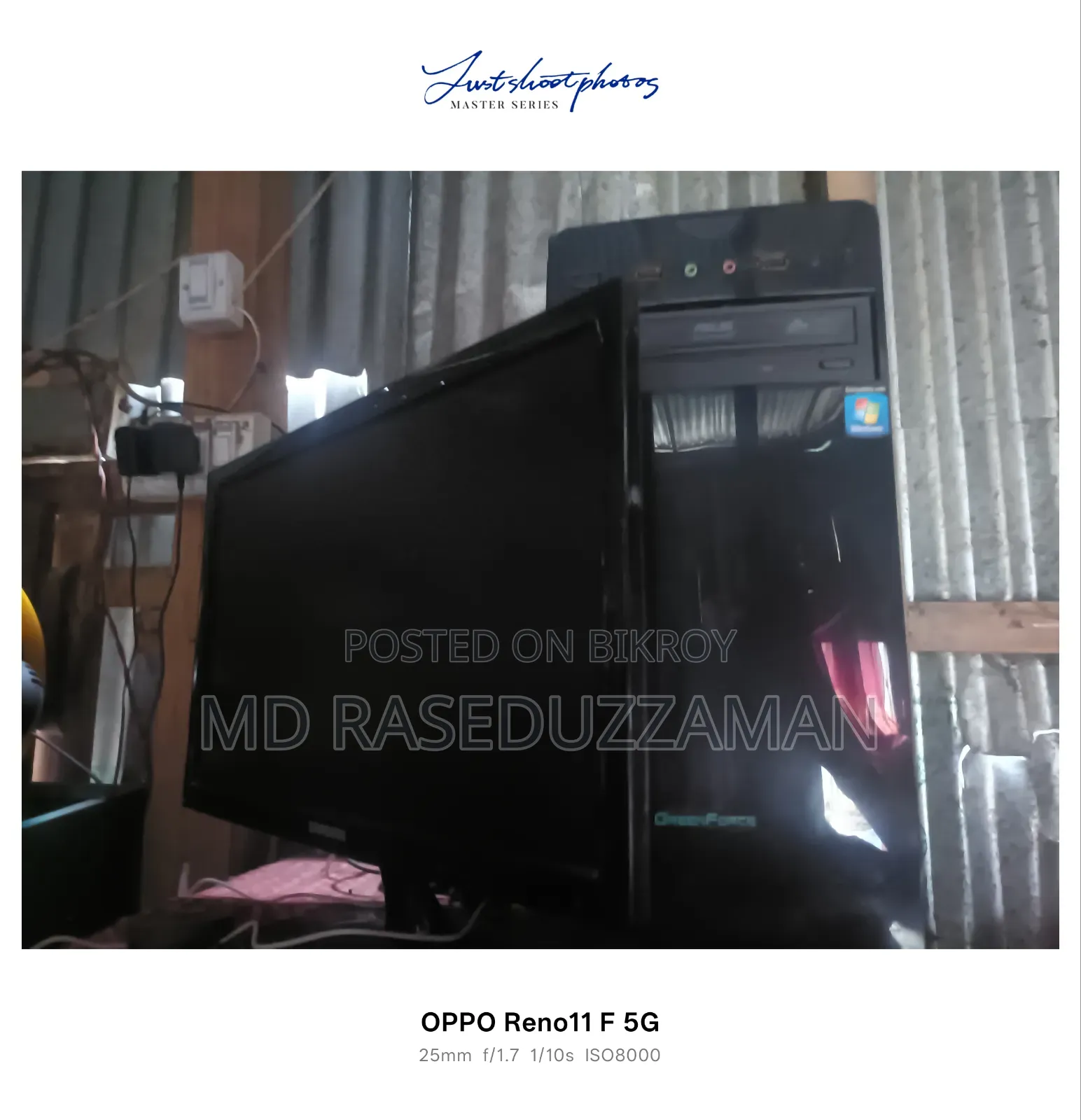 Desktop Computer 4GB Intel Core I3 SSHD+SSD 500GB