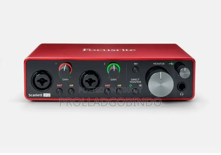 Focusrite Scarlett 2i2 3rd Generation PC Audio Interface
