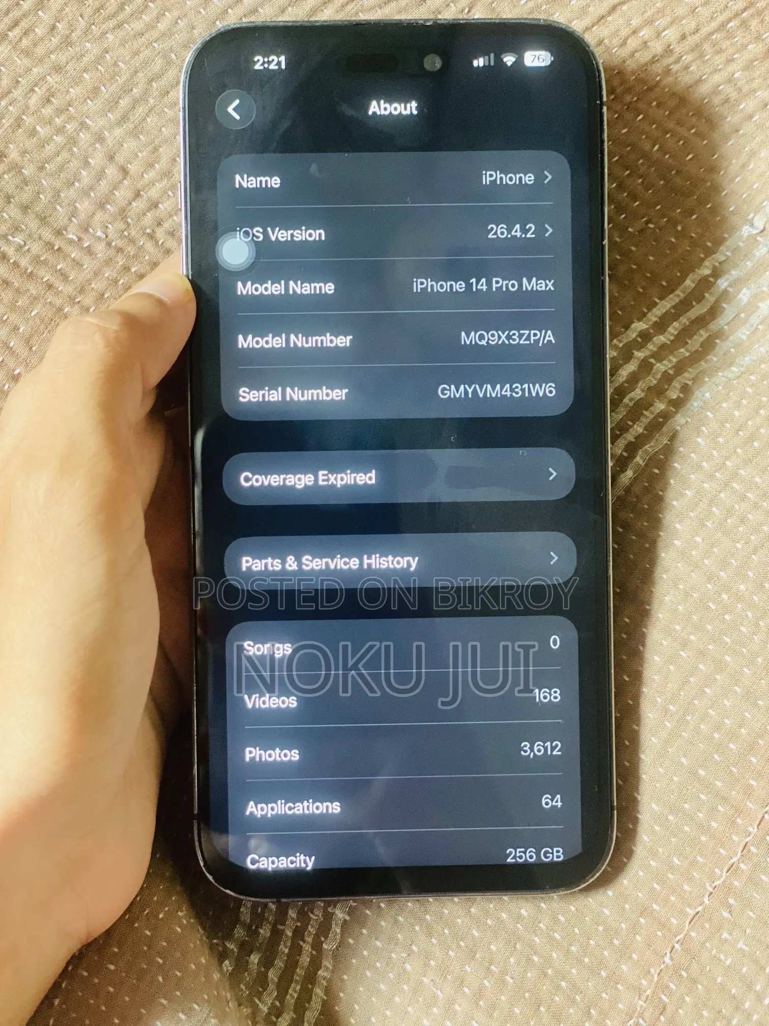 Apple iPhone 14 Pro Max 256 GB Purple