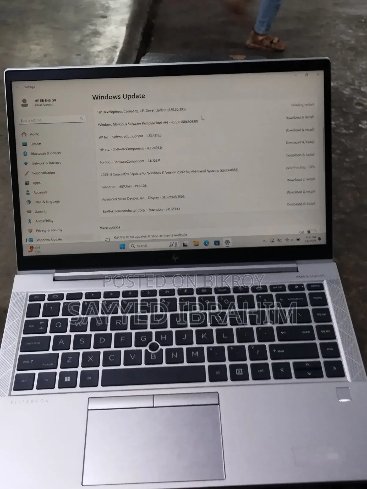 Laptop HP EliteBook 840 G8 16GB Intel Core I5 SSD 256GB