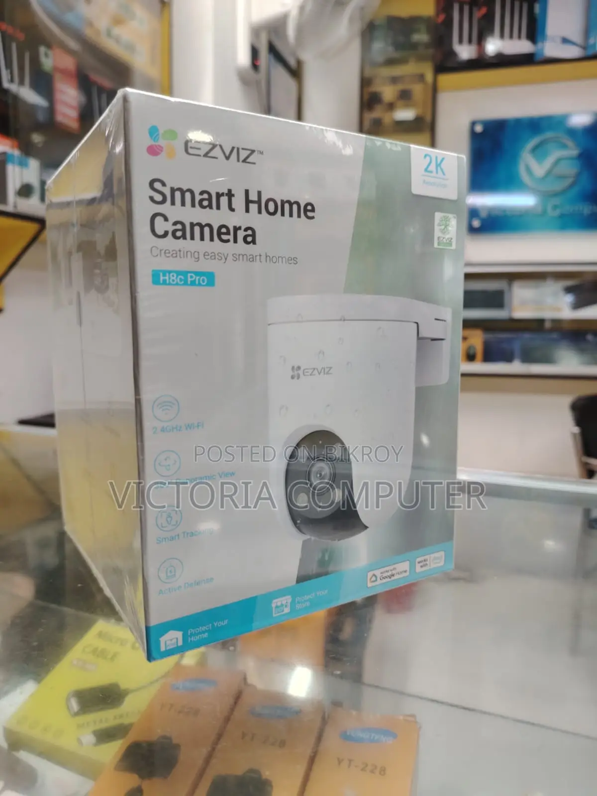 Ezviz Cs-H8c Pro 3mp Pan Tilt Wi-Fi Ip Camera