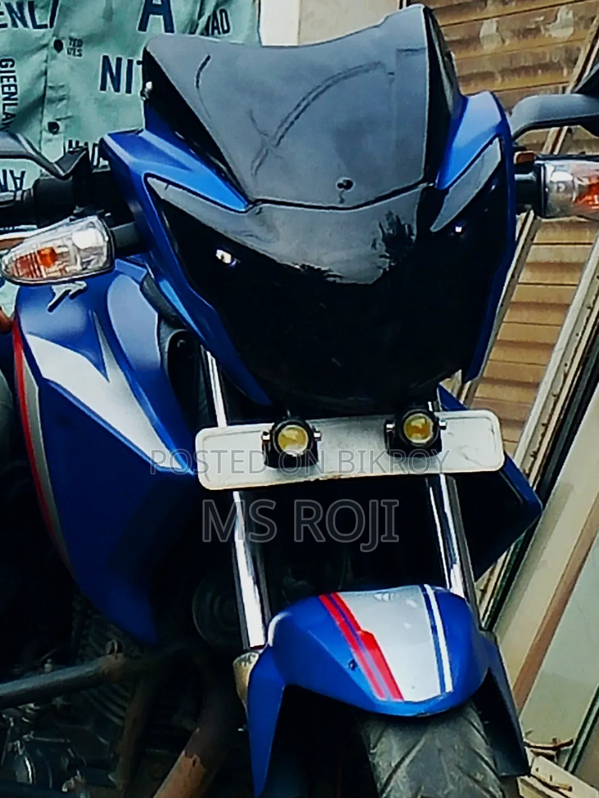 TVS Apache RTR 160 2v Refresh X-connect 2016 Blue