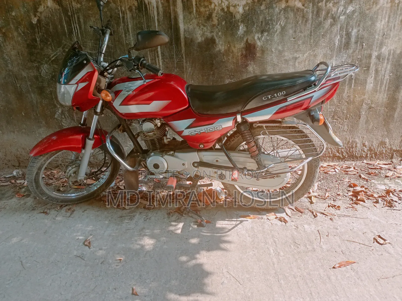 Bajaj CT 100 2012 Red