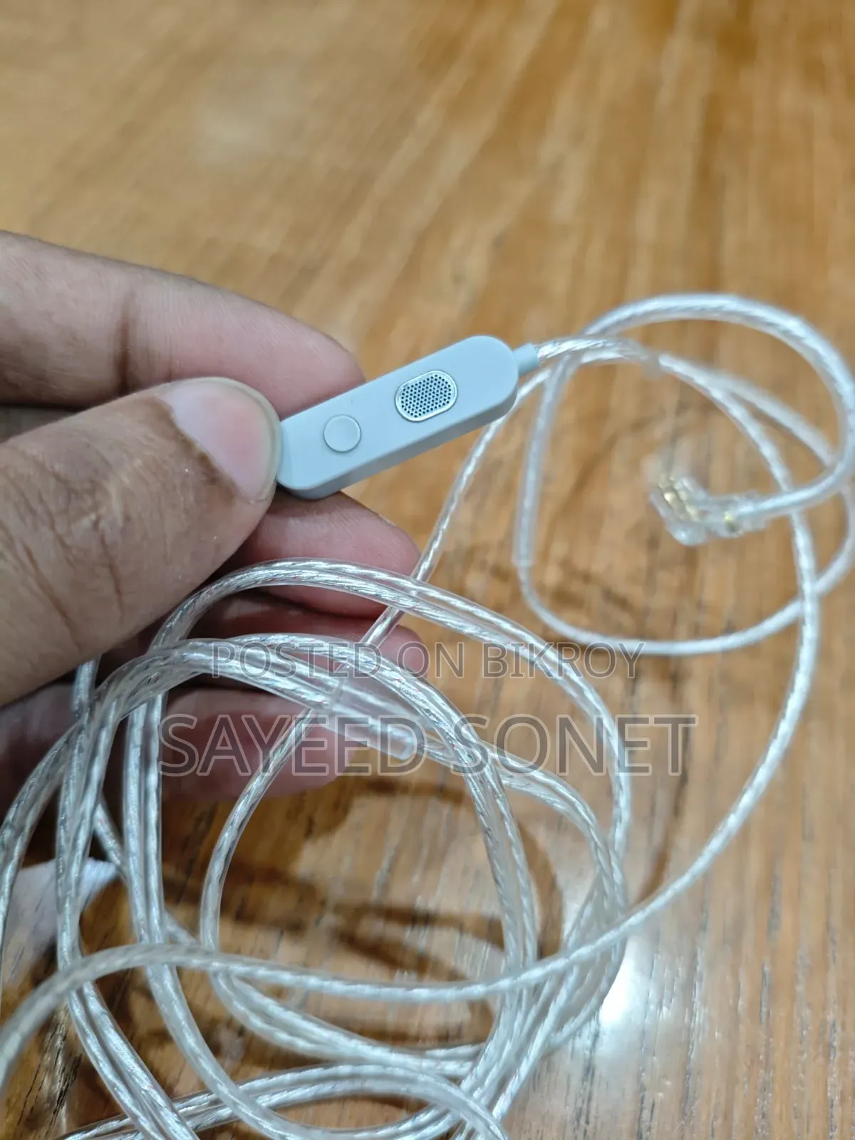 Kz M2 Dual Mic Silver Plated Upgrade Cable Type-C